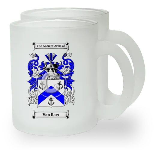 Van Raet Pair of Frosted Glass Mugs